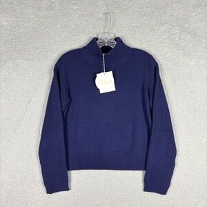 Chloe Sweater Women’s Small Blue 100% Cashmere